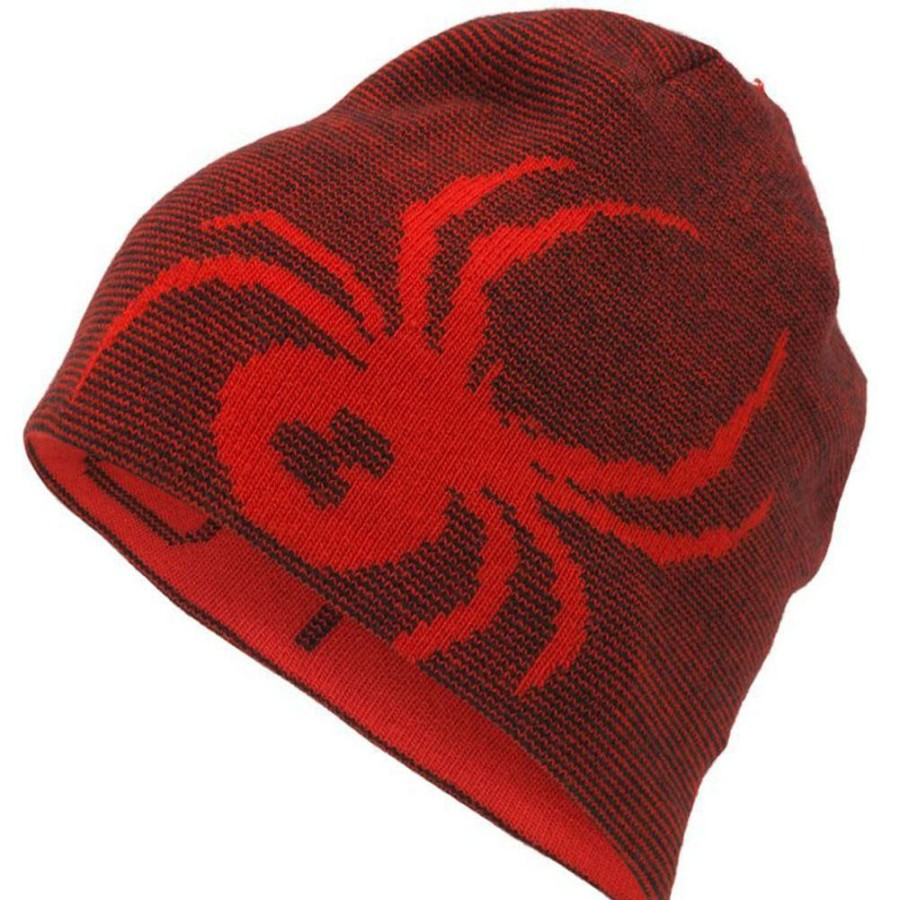 Accessories * | Classical Spyder Reversible Innsbruck Beanie Men'S Volcano